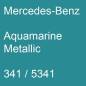 Preview: Mercedes-Benz, Aquamarine Metallic, 341 / 5341.